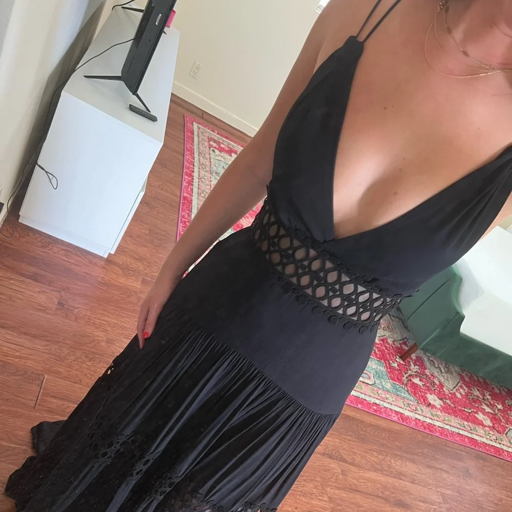 Silvia Tcherassi Annabella Dress in Black XS. NWT - Picture 3 of 13